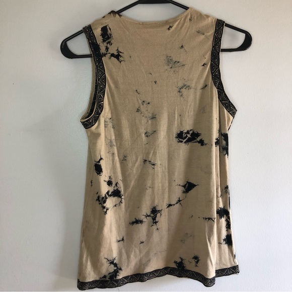 Wrangler tank top hippie boho beaded embroidered western American vintage shirt - Picture 4 of 5